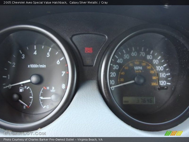 Galaxy Silver Metallic / Gray 2005 Chevrolet Aveo Special Value Hatchback