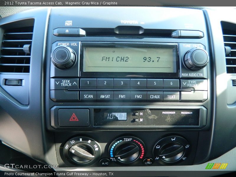 Magnetic Gray Mica / Graphite 2012 Toyota Tacoma Access Cab