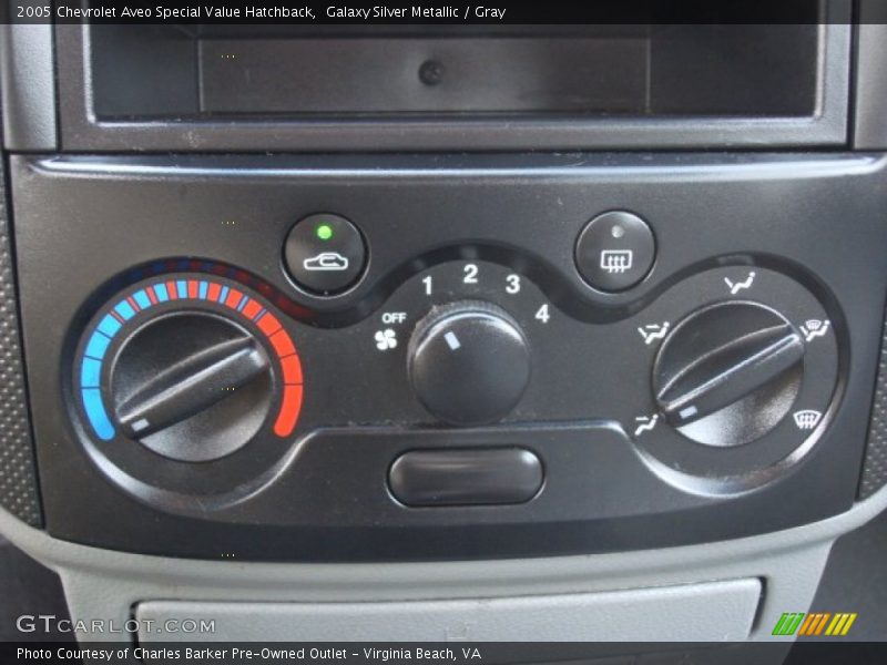 Galaxy Silver Metallic / Gray 2005 Chevrolet Aveo Special Value Hatchback