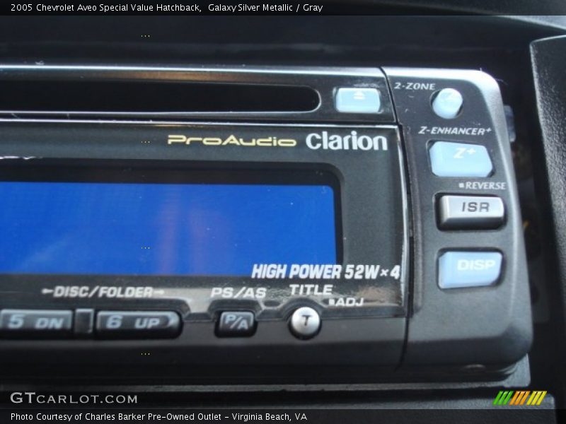Galaxy Silver Metallic / Gray 2005 Chevrolet Aveo Special Value Hatchback