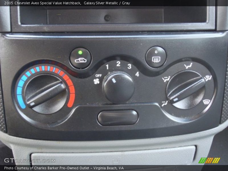 Galaxy Silver Metallic / Gray 2005 Chevrolet Aveo Special Value Hatchback
