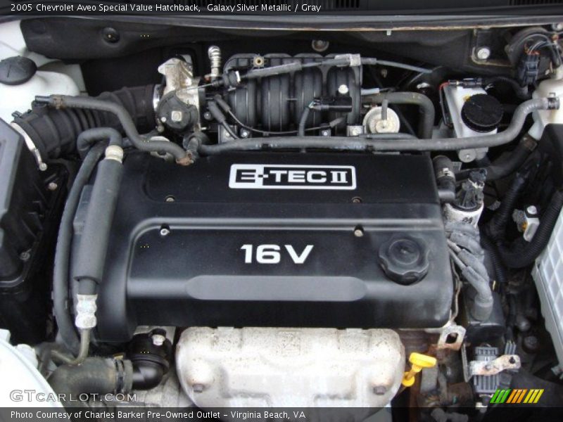 Galaxy Silver Metallic / Gray 2005 Chevrolet Aveo Special Value Hatchback