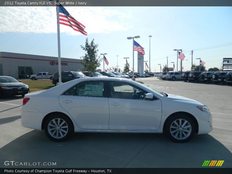 Super White / Ivory 2012 Toyota Camry XLE V6