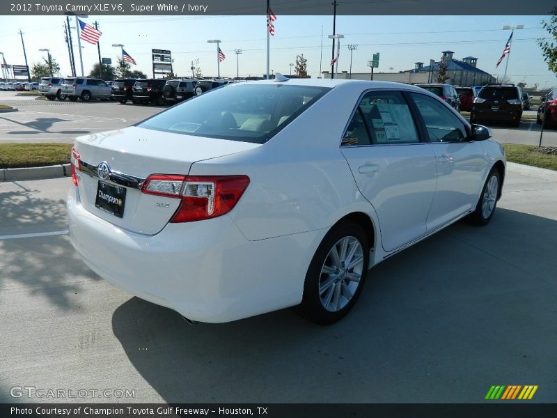 Super White / Ivory 2012 Toyota Camry XLE V6