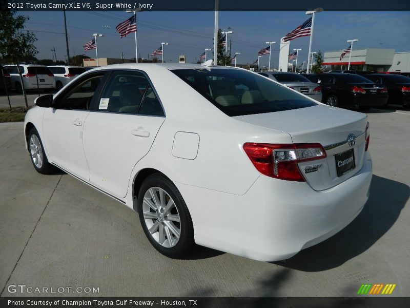 Super White / Ivory 2012 Toyota Camry XLE V6
