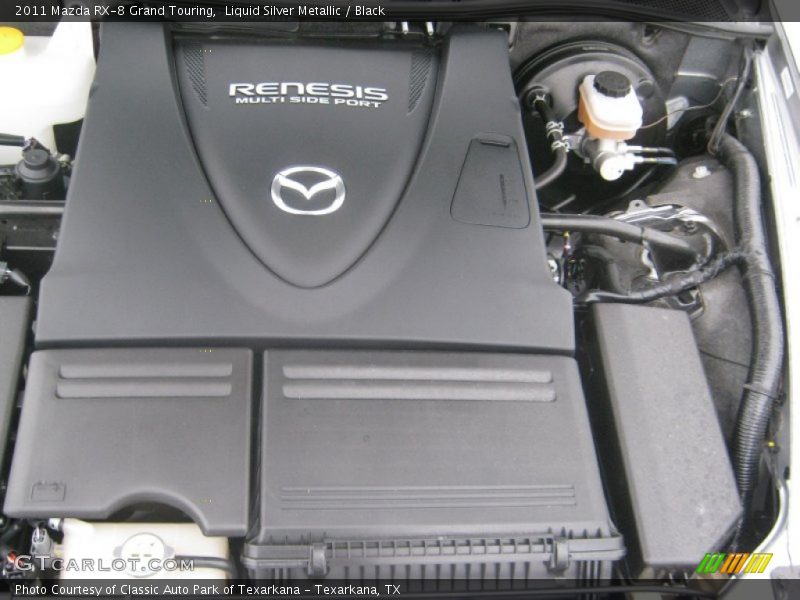 Liquid Silver Metallic / Black 2011 Mazda RX-8 Grand Touring