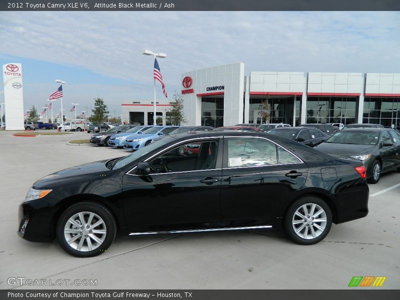 Attitude Black Metallic / Ash 2012 Toyota Camry XLE V6