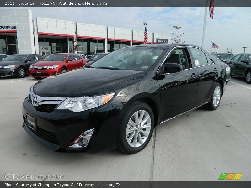 Attitude Black Metallic / Ash 2012 Toyota Camry XLE V6