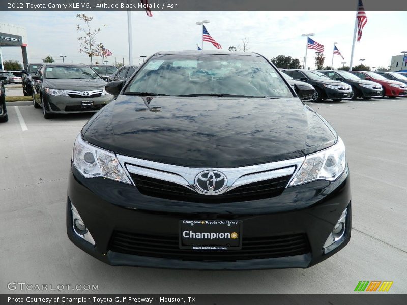 Attitude Black Metallic / Ash 2012 Toyota Camry XLE V6