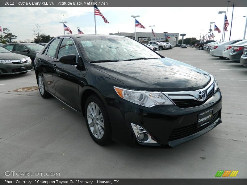 Attitude Black Metallic / Ash 2012 Toyota Camry XLE V6