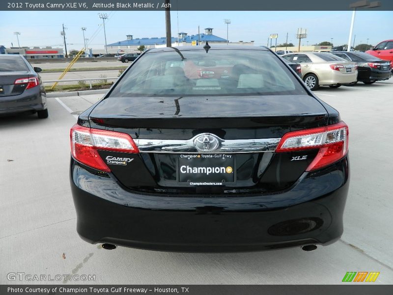 Attitude Black Metallic / Ash 2012 Toyota Camry XLE V6