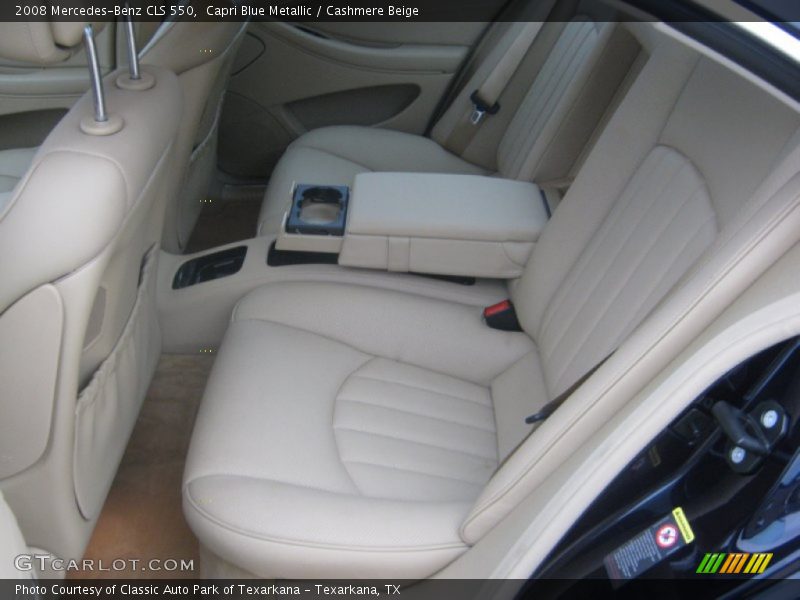 Capri Blue Metallic / Cashmere Beige 2008 Mercedes-Benz CLS 550