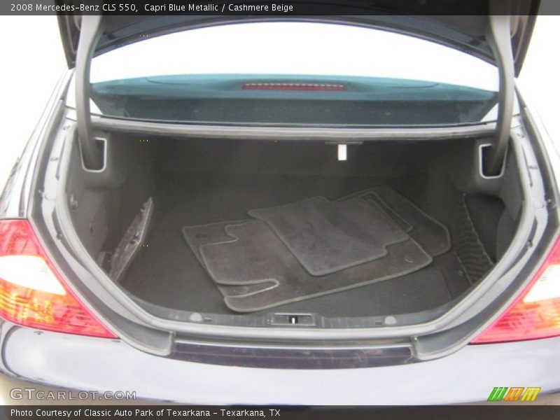 Capri Blue Metallic / Cashmere Beige 2008 Mercedes-Benz CLS 550