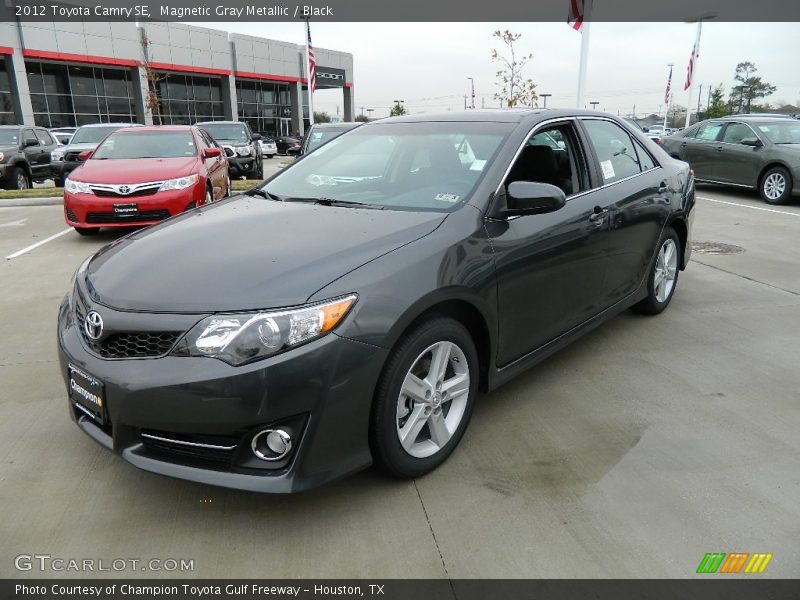 Magnetic Gray Metallic / Black 2012 Toyota Camry SE