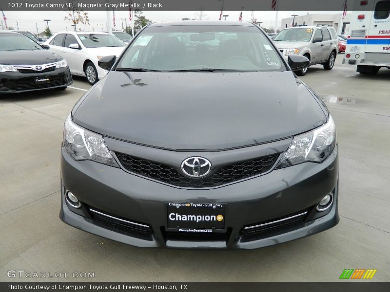 Magnetic Gray Metallic / Black 2012 Toyota Camry SE