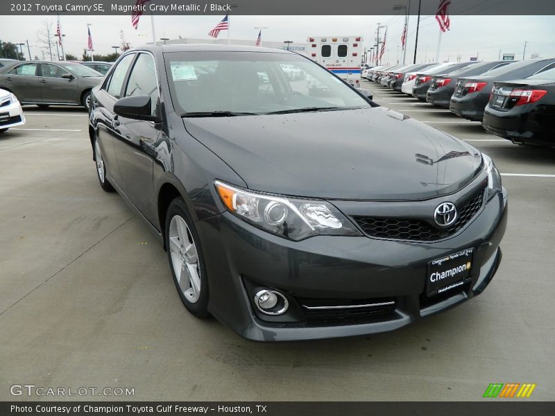 Magnetic Gray Metallic / Black 2012 Toyota Camry SE