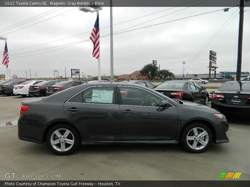 Magnetic Gray Metallic / Black 2012 Toyota Camry SE