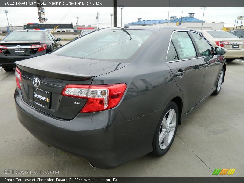 Magnetic Gray Metallic / Black 2012 Toyota Camry SE