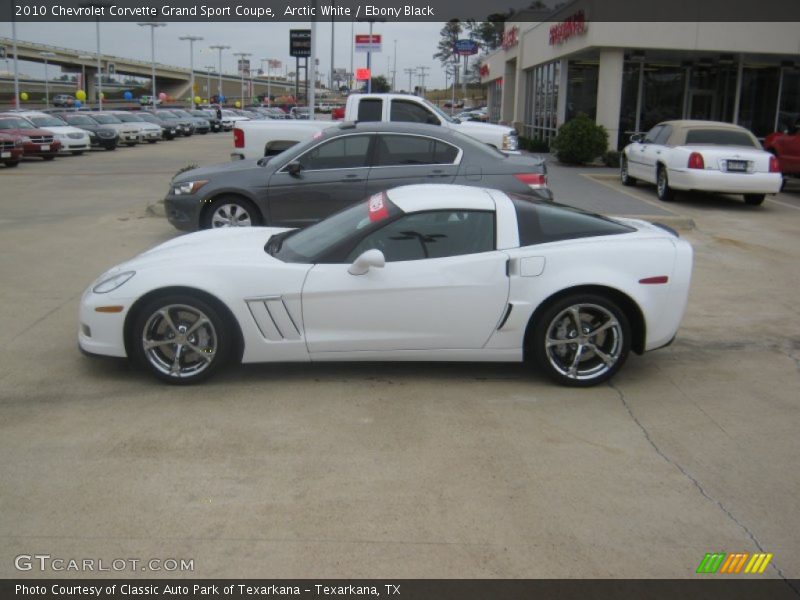 Arctic White / Ebony Black 2010 Chevrolet Corvette Grand Sport Coupe