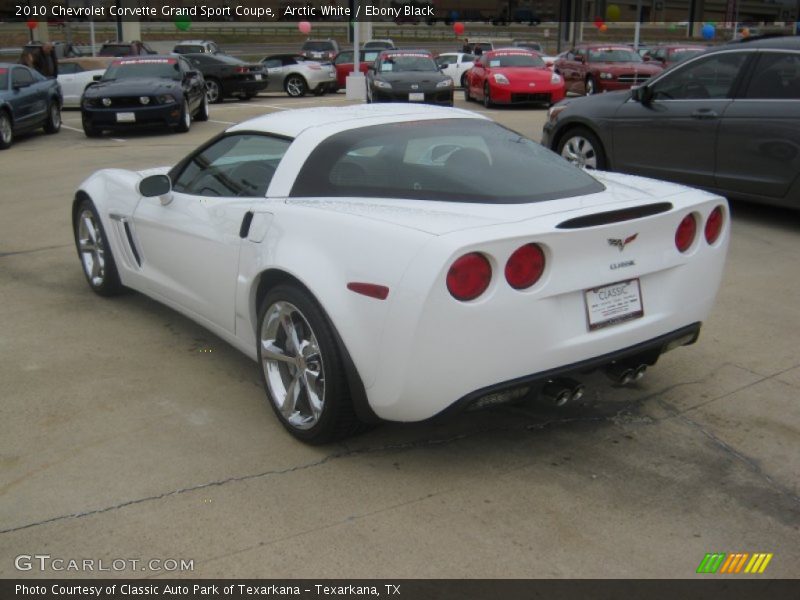 Arctic White / Ebony Black 2010 Chevrolet Corvette Grand Sport Coupe