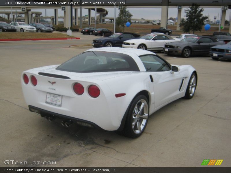 Arctic White / Ebony Black 2010 Chevrolet Corvette Grand Sport Coupe