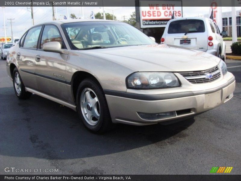 Sandrift Metallic / Neutral 2001 Chevrolet Impala LS