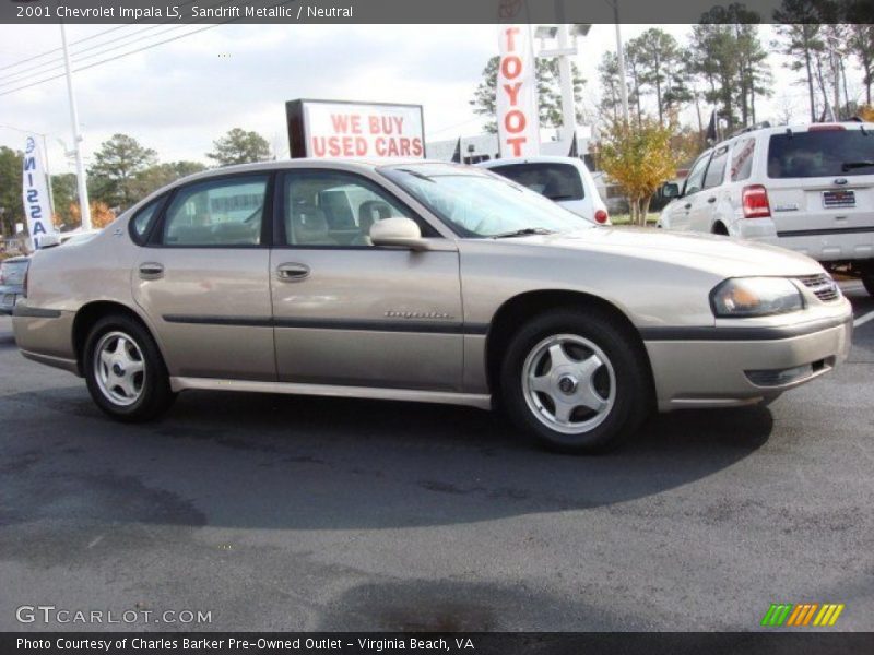 Sandrift Metallic / Neutral 2001 Chevrolet Impala LS