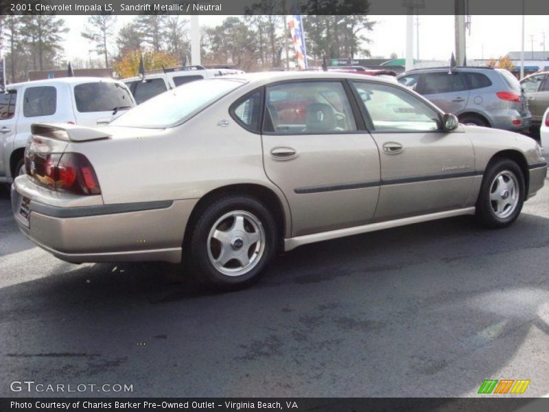 Sandrift Metallic / Neutral 2001 Chevrolet Impala LS