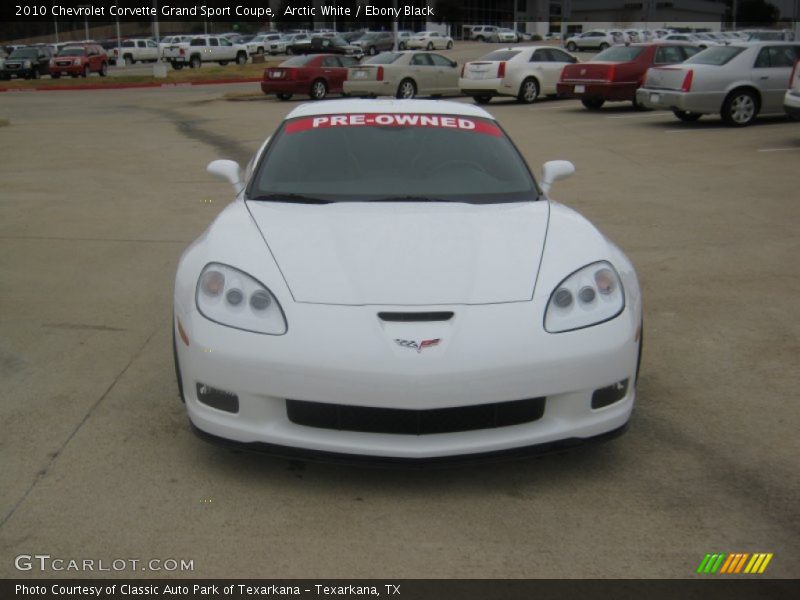 Arctic White / Ebony Black 2010 Chevrolet Corvette Grand Sport Coupe