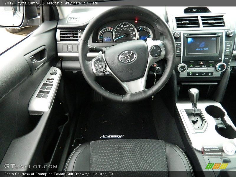 Magnetic Gray Metallic / Black 2012 Toyota Camry SE