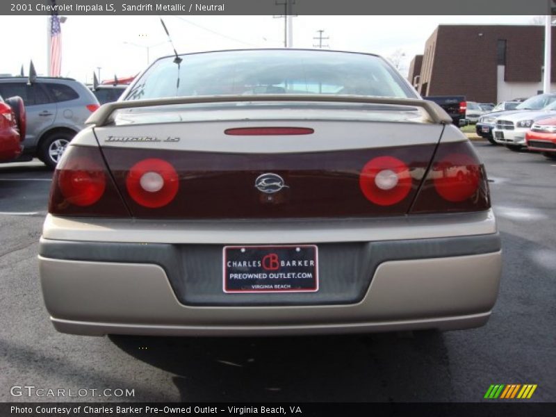 Sandrift Metallic / Neutral 2001 Chevrolet Impala LS