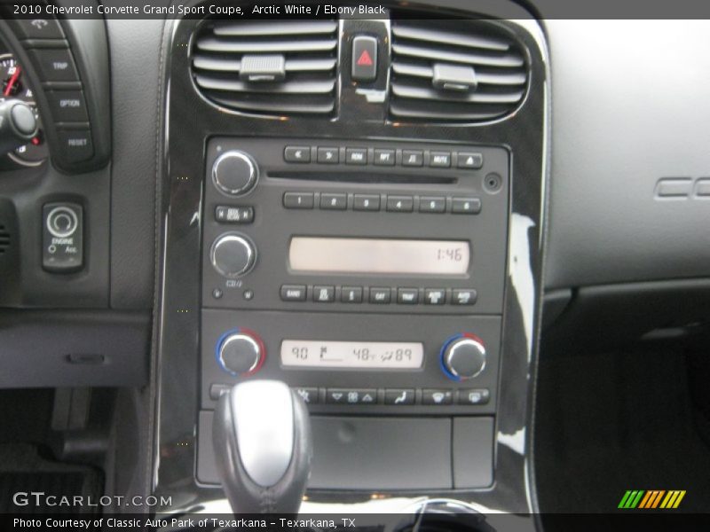 Controls of 2010 Corvette Grand Sport Coupe