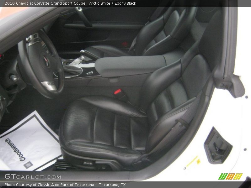  2010 Corvette Grand Sport Coupe Ebony Black Interior