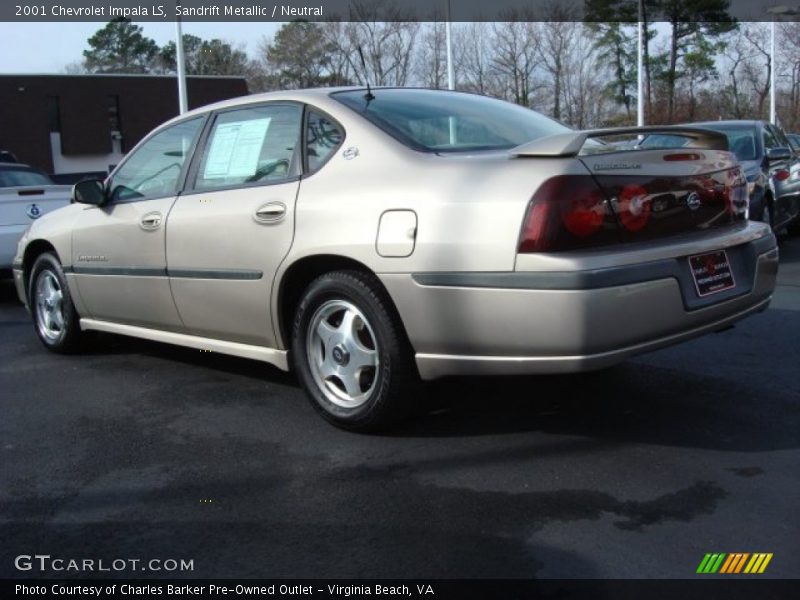 Sandrift Metallic / Neutral 2001 Chevrolet Impala LS
