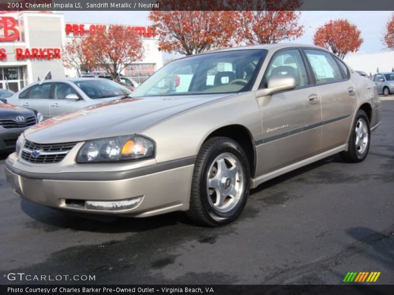Sandrift Metallic / Neutral 2001 Chevrolet Impala LS