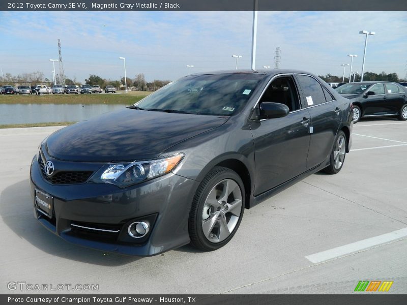 Magnetic Gray Metallic / Black 2012 Toyota Camry SE V6