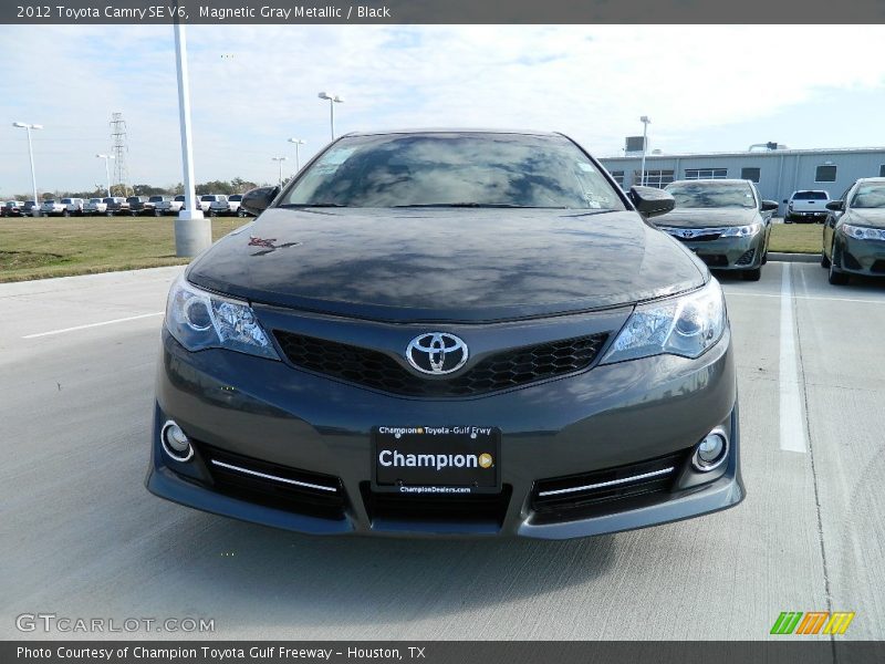 Magnetic Gray Metallic / Black 2012 Toyota Camry SE V6