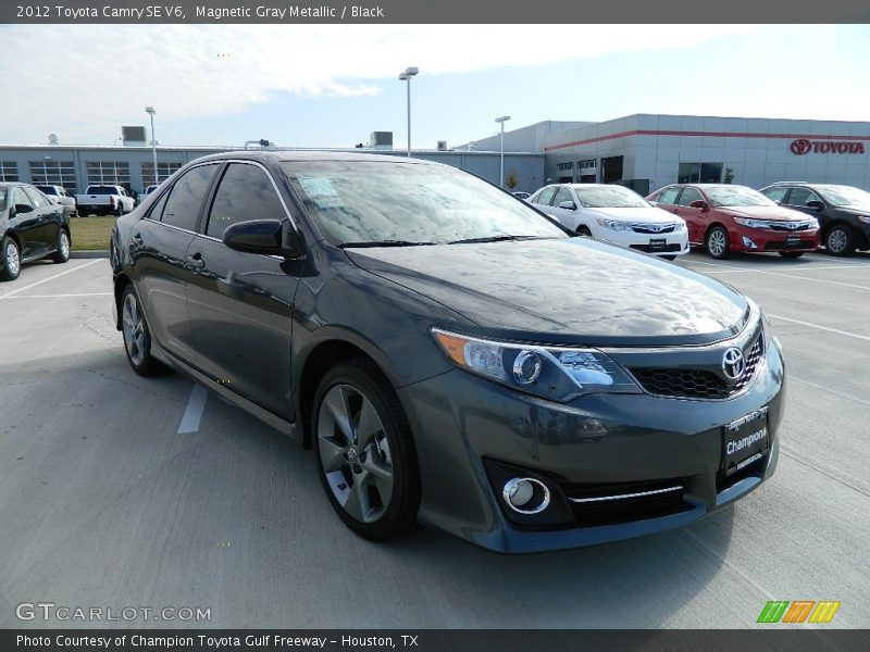 Magnetic Gray Metallic / Black 2012 Toyota Camry SE V6