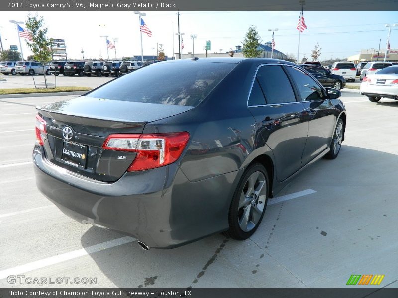 Magnetic Gray Metallic / Black 2012 Toyota Camry SE V6