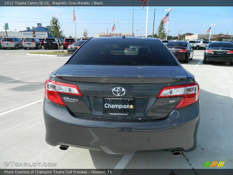 Magnetic Gray Metallic / Black 2012 Toyota Camry SE V6