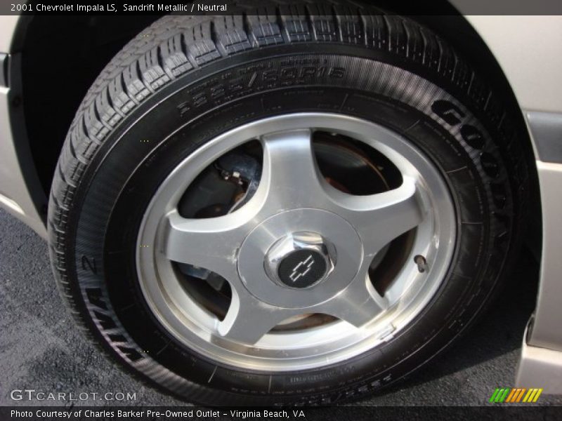 Sandrift Metallic / Neutral 2001 Chevrolet Impala LS