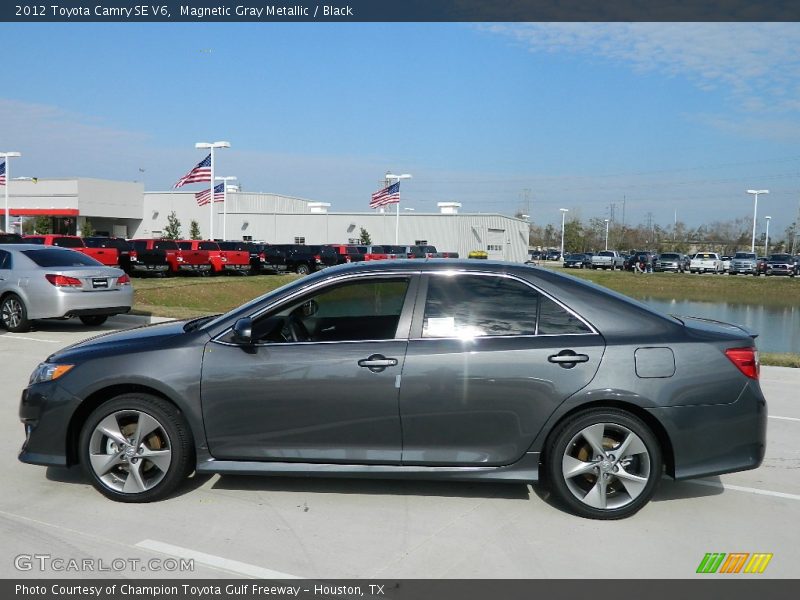 Magnetic Gray Metallic / Black 2012 Toyota Camry SE V6