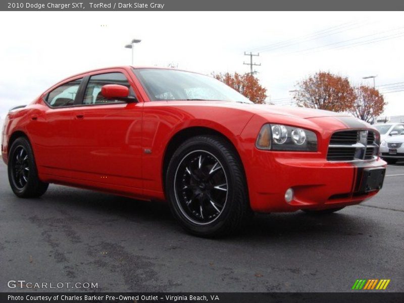 TorRed / Dark Slate Gray 2010 Dodge Charger SXT