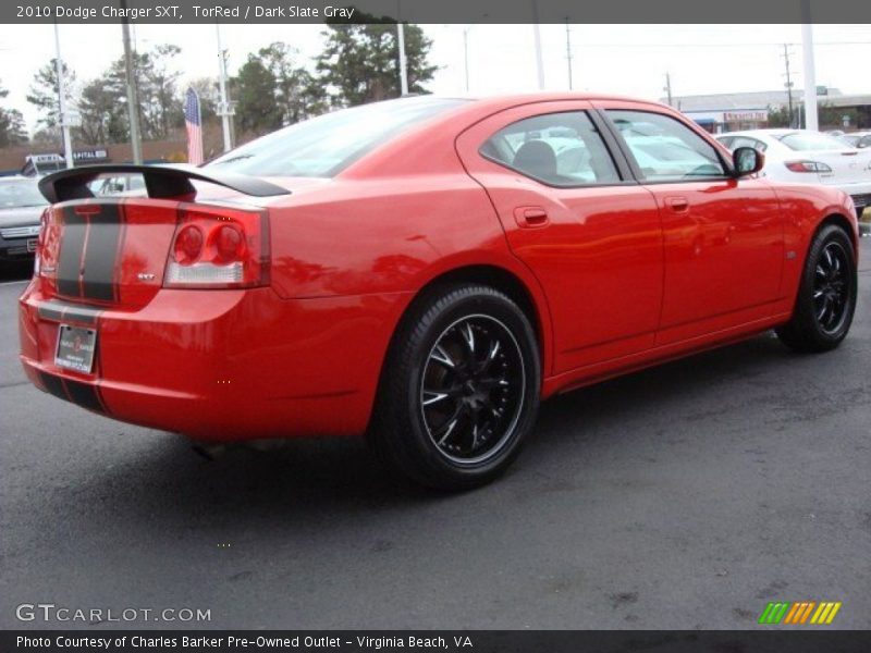 TorRed / Dark Slate Gray 2010 Dodge Charger SXT