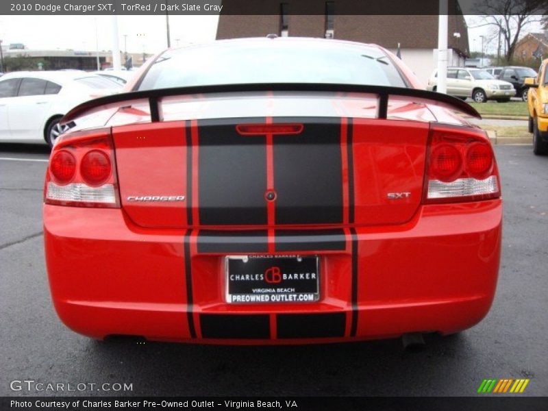 TorRed / Dark Slate Gray 2010 Dodge Charger SXT