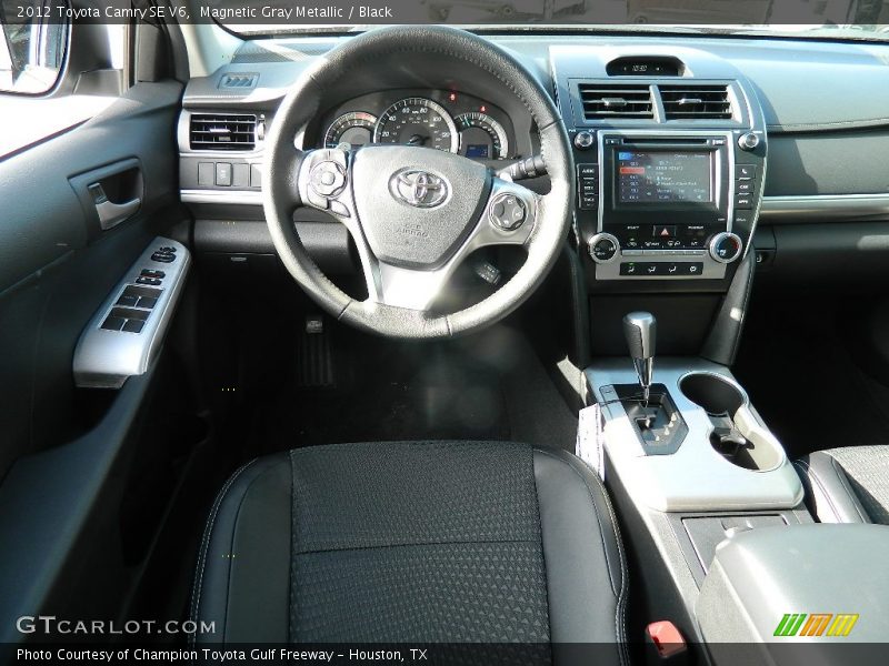 Magnetic Gray Metallic / Black 2012 Toyota Camry SE V6
