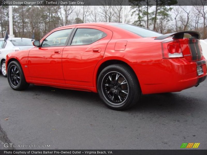 TorRed / Dark Slate Gray 2010 Dodge Charger SXT