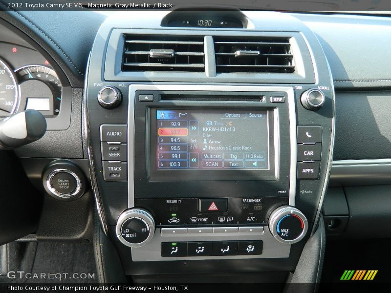 Magnetic Gray Metallic / Black 2012 Toyota Camry SE V6