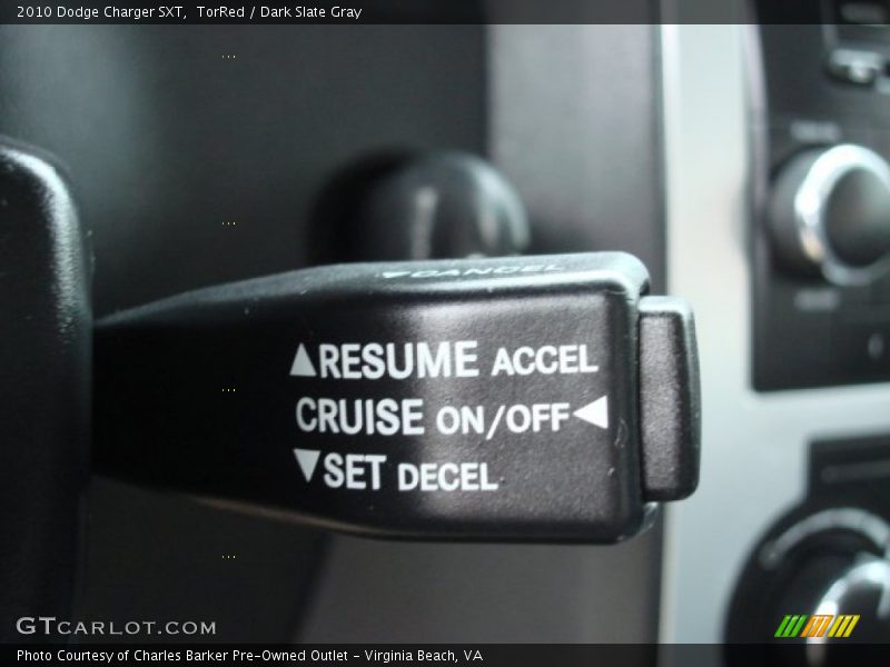 TorRed / Dark Slate Gray 2010 Dodge Charger SXT