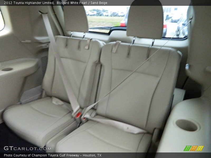 Blizzard White Pearl / Sand Beige 2012 Toyota Highlander Limited